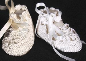 RAYON BOOTIE IN WHITE OR IVORY.  