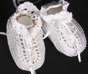 HIGHTOP RAYON BOOTIES IN WHITE OR IVORY.   