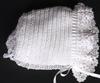 WHITE RAYON HAT PRETTY FLOWER BACK INSERT.   