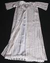RAYON OPEN FRONT CHRISTENING AND PORTRAIT GOWN.  AVAILABLE IN WHITE OR IVORY.   