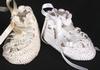 RAYON BOOTIE IN WHITE OR IVORY.  
