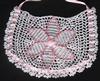 WHITE RAYON WITH PINK STAR AND MINI POM POM.   