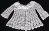 WHITE RAYON CROCHET SO DELICATE IT LOOKS LIKE TATTING.  